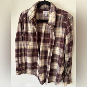 Carhartt Rugged Flex Women's, Deep wine,‎ long sleeve shirt, sweater medium.